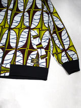 【UNISEX】裏地付きZIPジャンパー/WHITESHURI