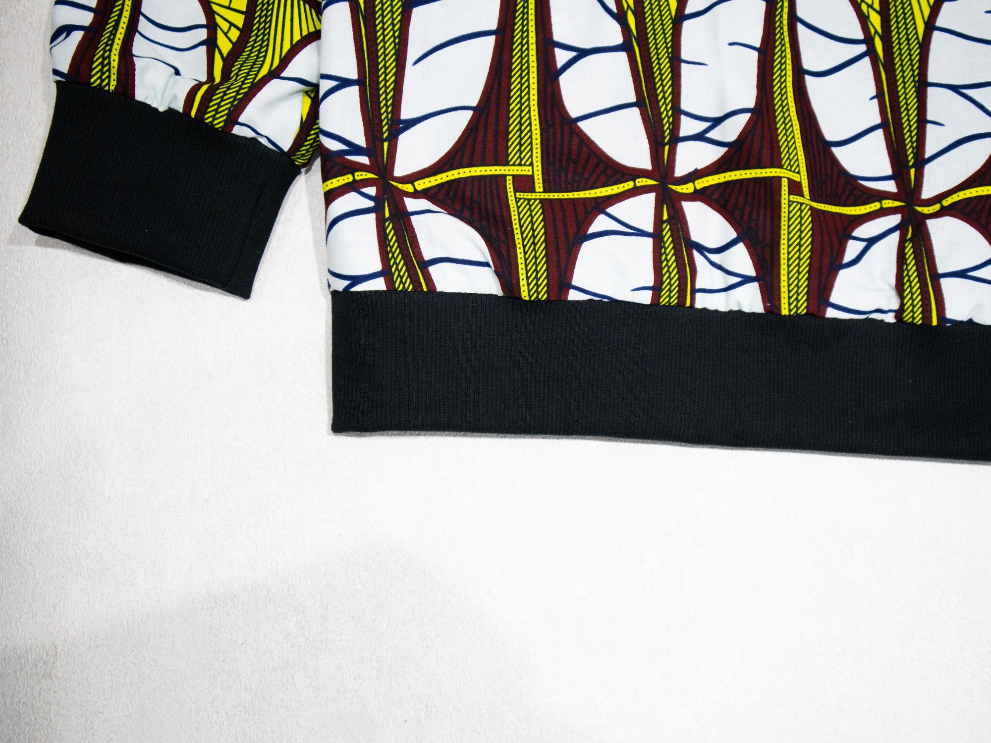 【UNISEX】裏地付きZIPジャンパー/WHITESHURI