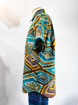 【Men's】スタンダード半袖シャツ/3RHOMBUS
