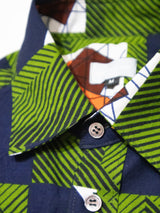 スタンダードアフリカン長袖シャツ/KAHKI