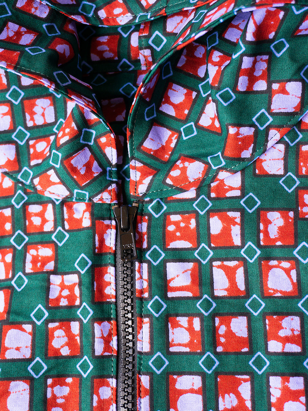 ライトzipパーカー/greensquare