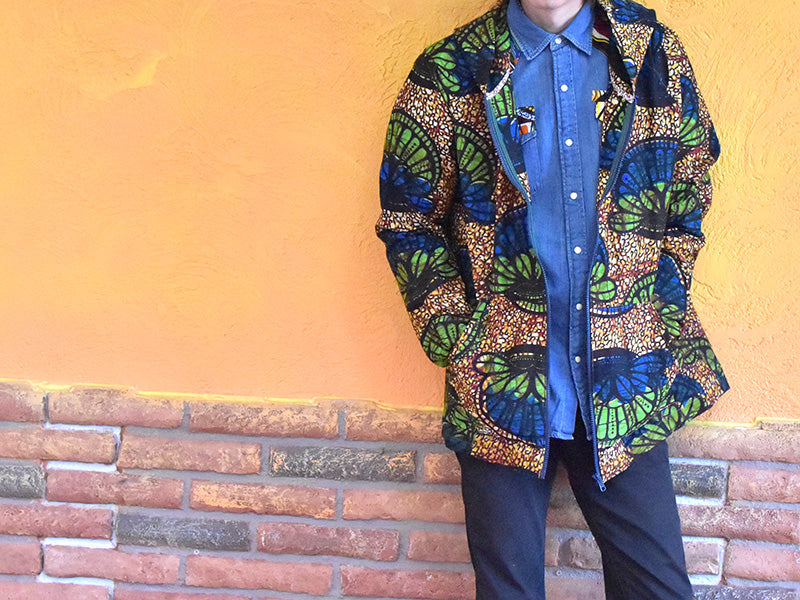 ライトzipパーカー/greensquare