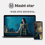 Masht starのサイトが新しくなりました。