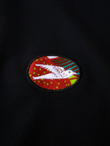 【ユニセックス】SPEED BIRD刺繍POLOシャツ／ブラック