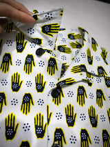 ワイドシルエットオープンカラーシャツ／HANDS