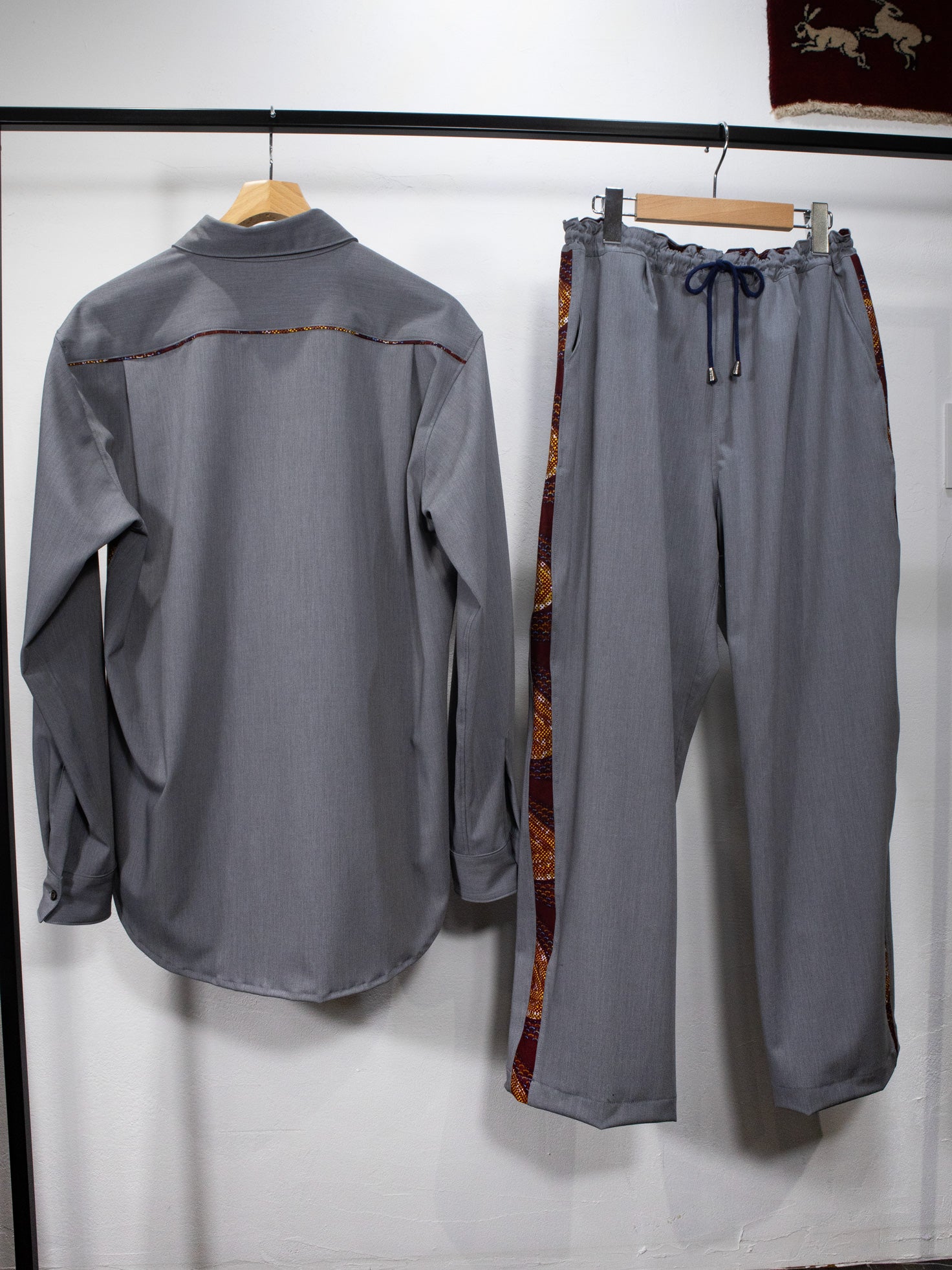 パネル長袖シャツ／AZKI【セットアップ可商品】