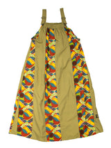 サスペンダーワンピースPATCHWORK／KAH・YELLOW