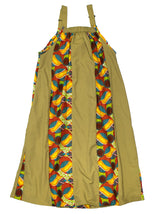 サスペンダーワンピースPATCHWORK／KAH・YELLOW