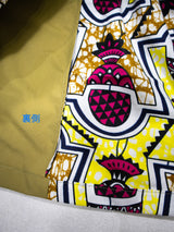 サスペンダーワンピースPATCHWORK／KAH・PINE