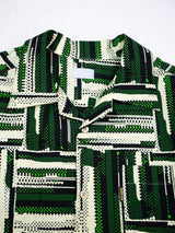 【Men's】アフリカンオープンカラーシャツ／GREENGIOMET