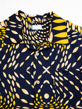 【Men's】アフリカンオープンカラーシャツ／BLACKGIOMET