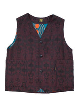 ヨーロッパ製ジャガード織VEST／RED
