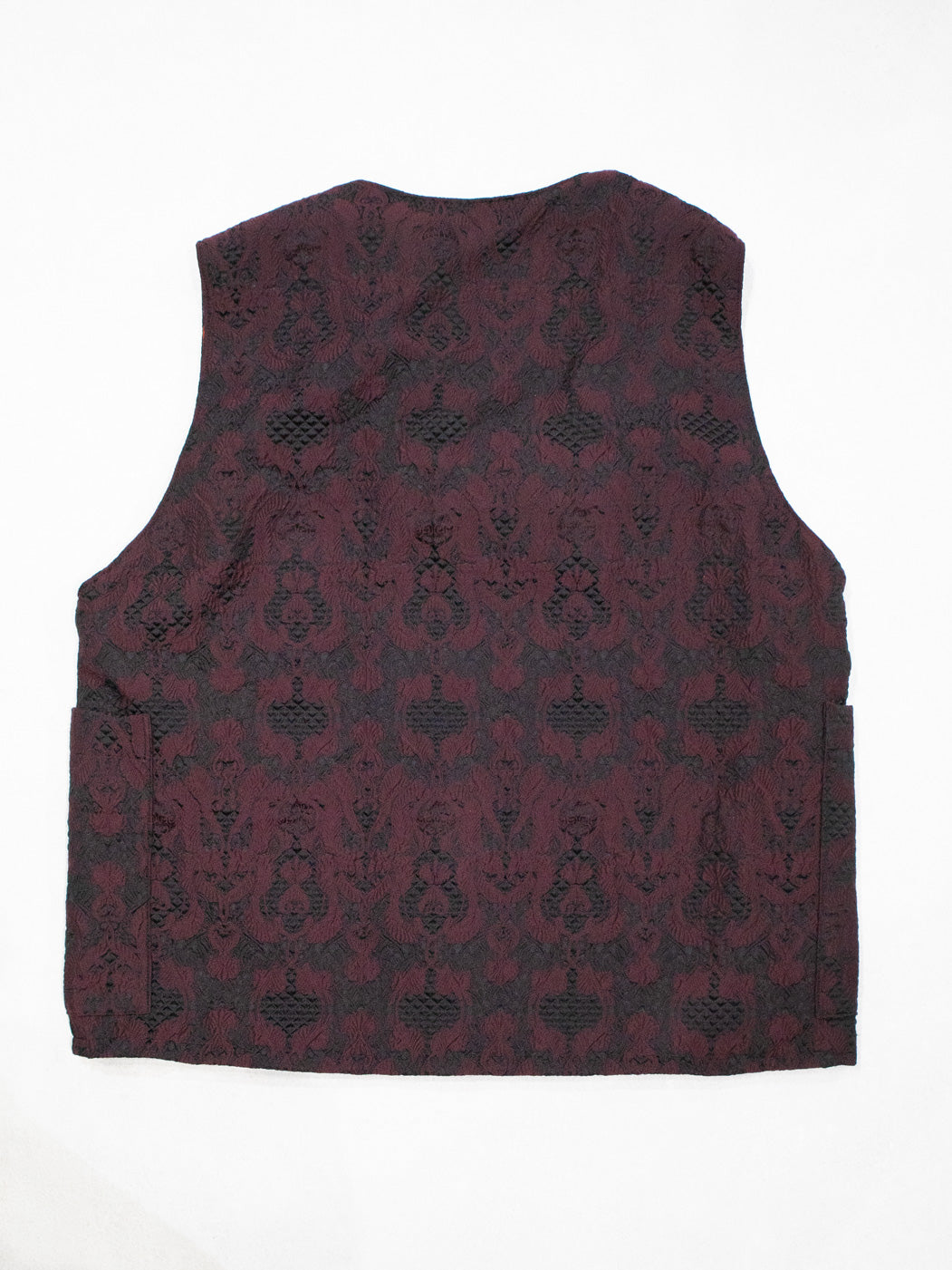 ヨーロッパ製ジャガード織VEST／RED