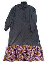 ウールワンピース／グレー