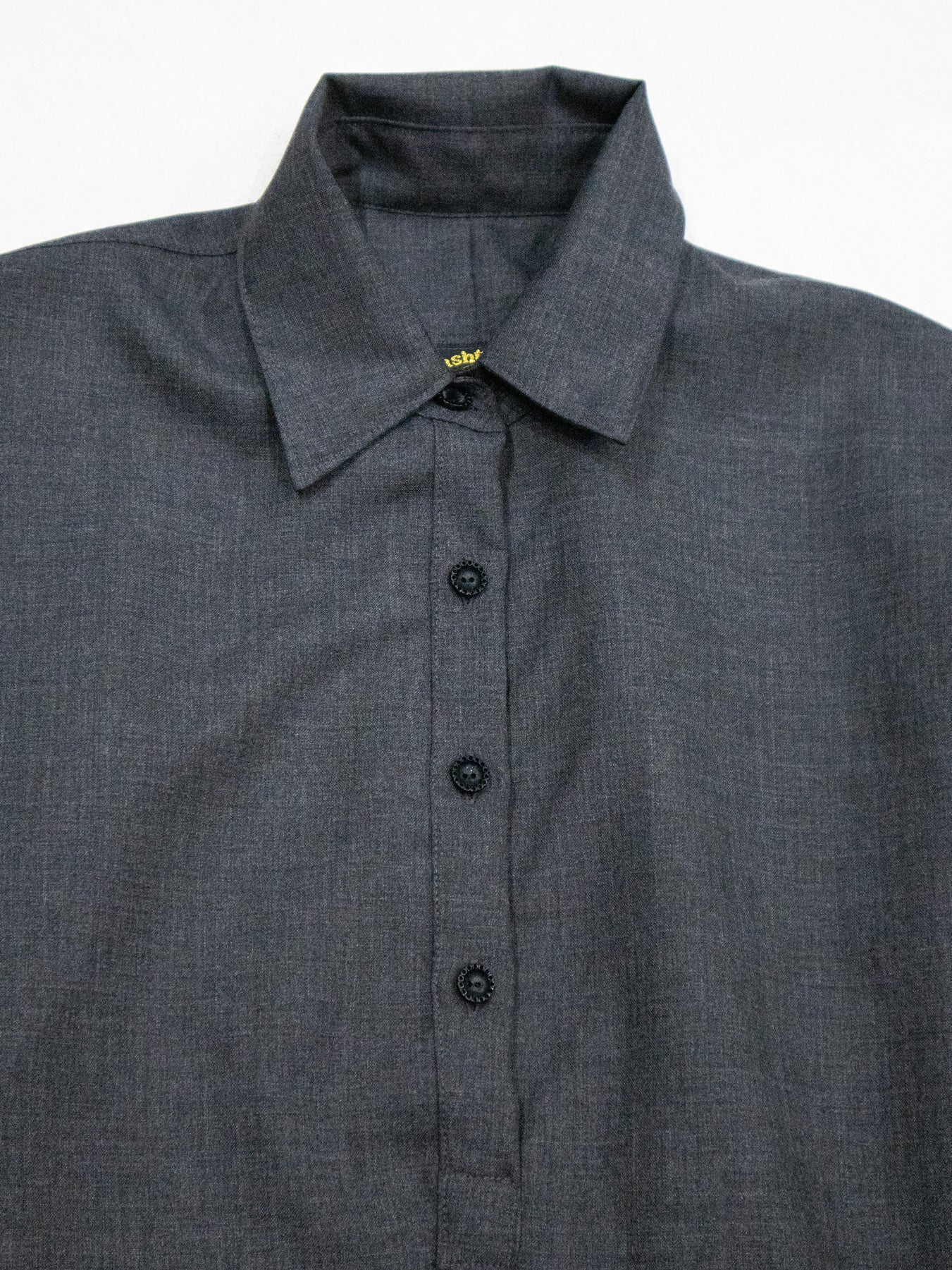 ウールワンピース／グレー