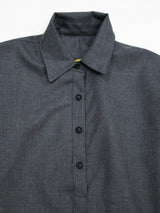 ウールワンピース／グレー