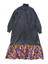 ウールワンピース／グレー