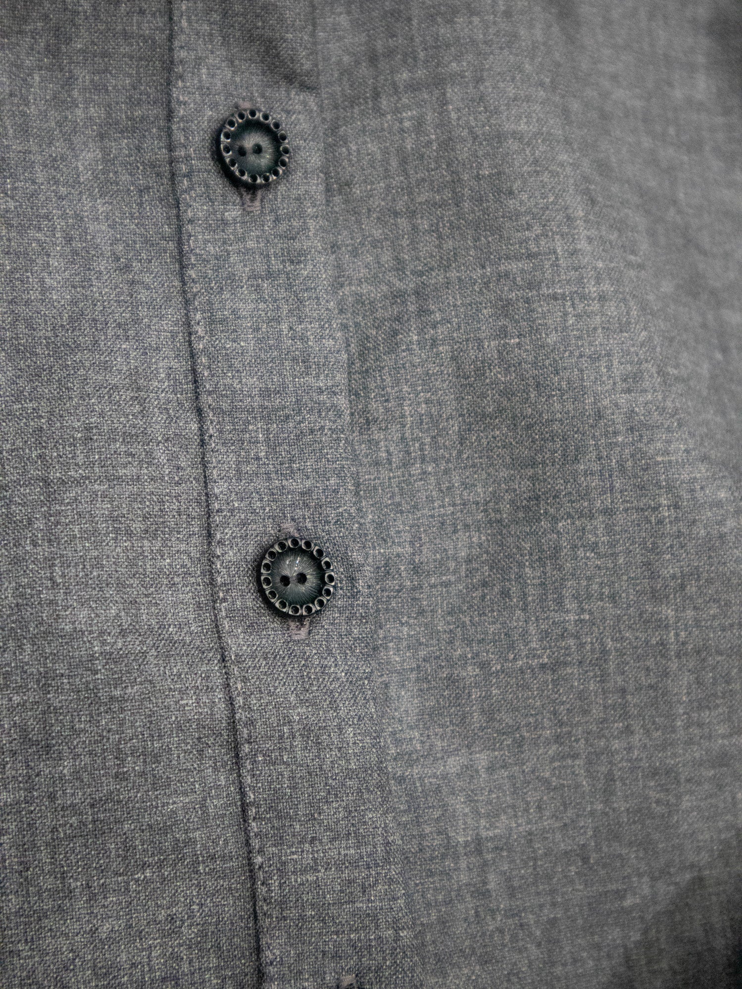 ウールワンピース／グレー