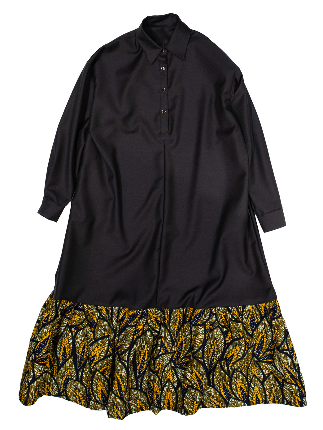 ウールワンピース／BROWN・LEAF