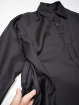 ウールワンピース／BROWN・LEAF