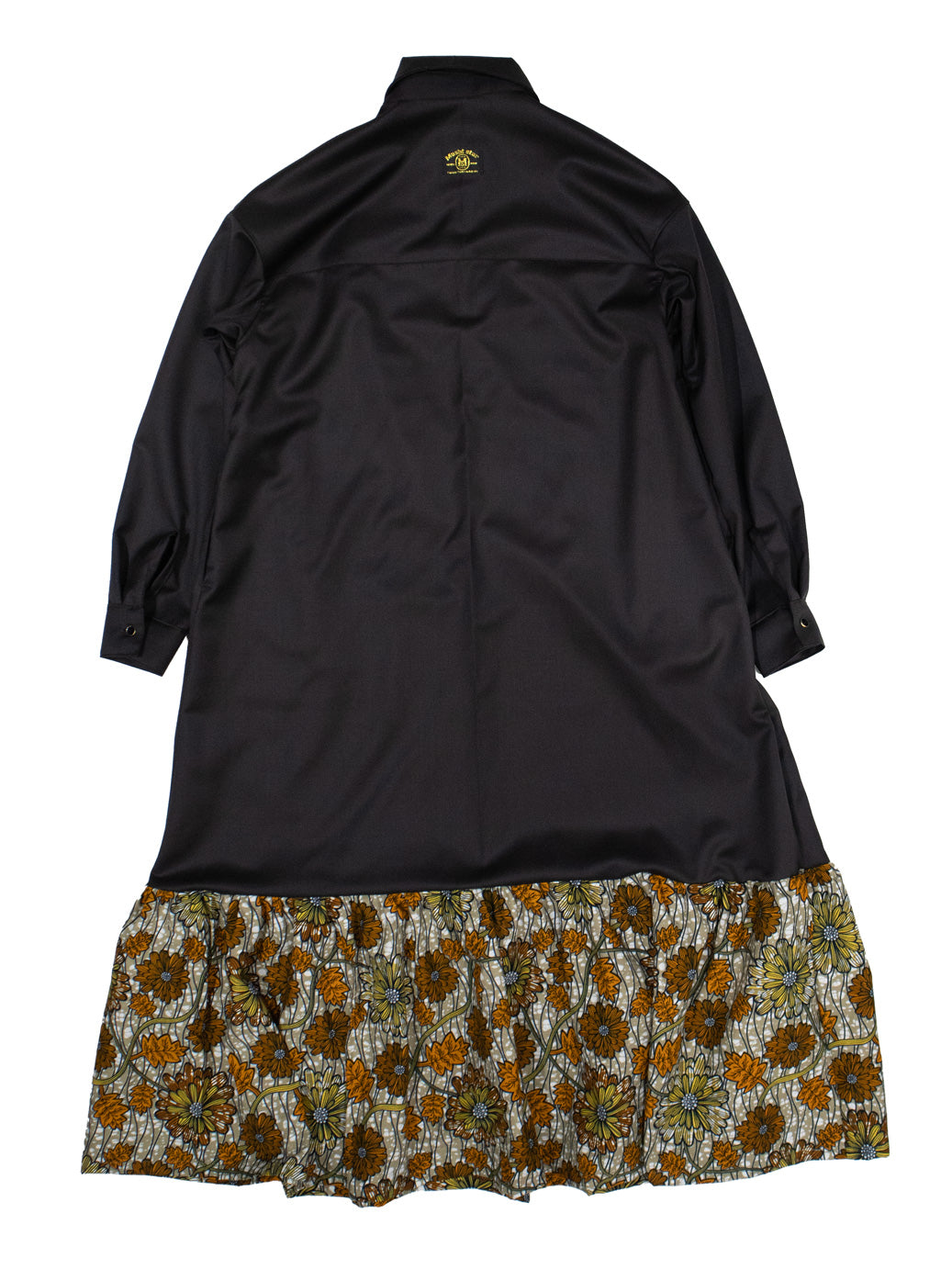 ウールワンピース／BROWN・FROWER