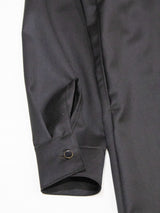 ウールワンピース／BROWN・FROWER