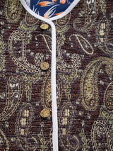 イタリア製生地のツィードベスト／RED