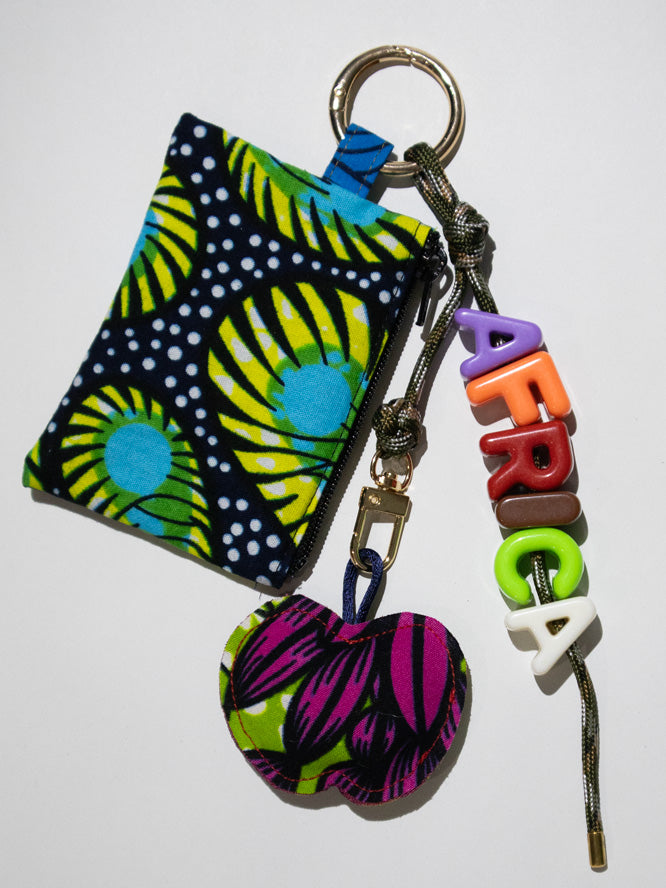 文字入れできるカスタムチャームSET：りんご