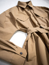 タイプライターサファリワンピース／BLACKGIZA