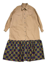 タイプライターサファリワンピース／MANYBIRDS