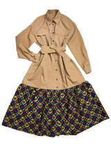 タイプライターサファリワンピース／MANYBIRDS