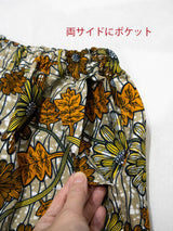 UNISEXワンタックEASYテーパードパンツ／GRAYFLOWER