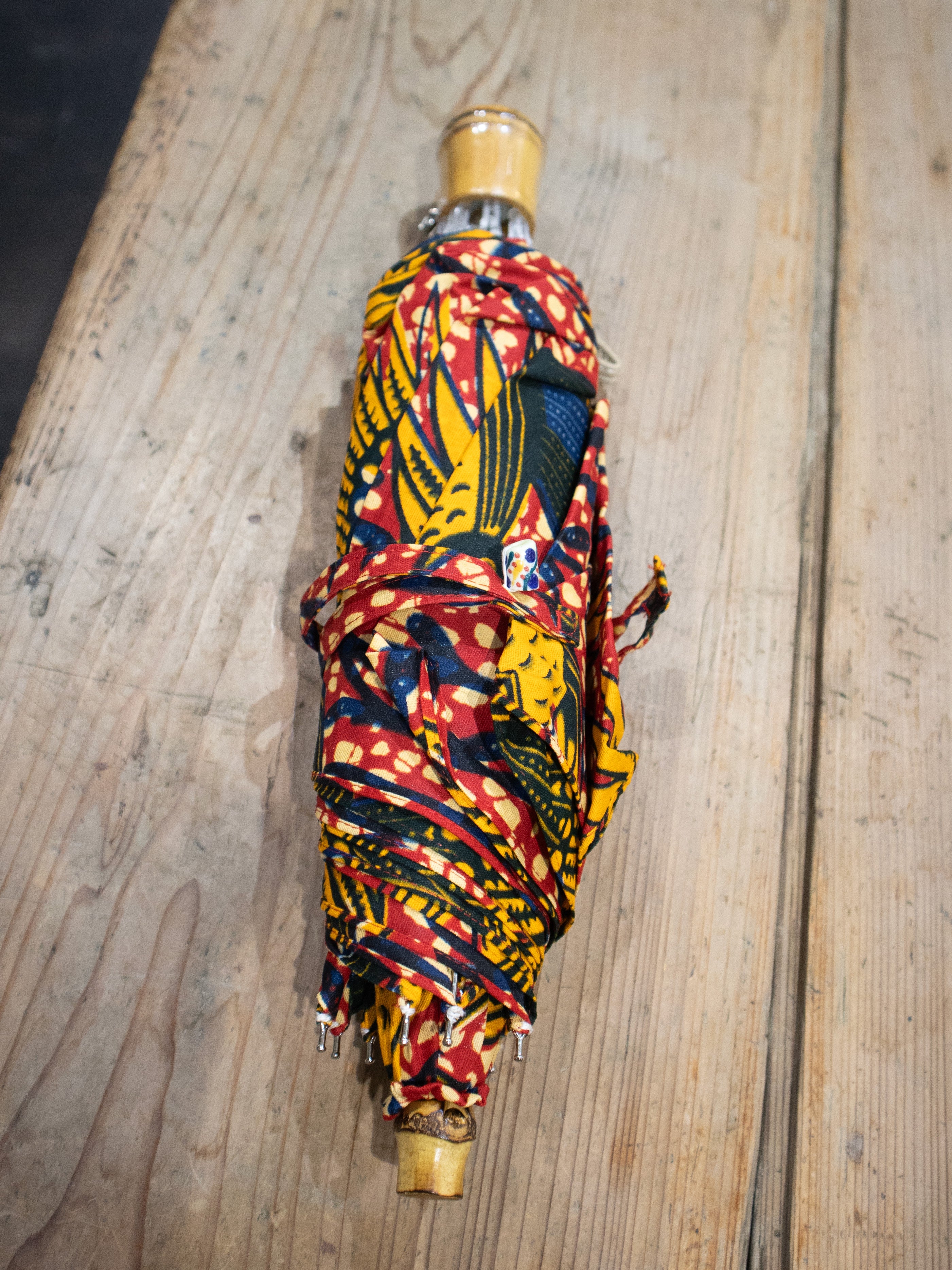 晴雨兼用ファブリック折りたたみ傘（日本製）／A