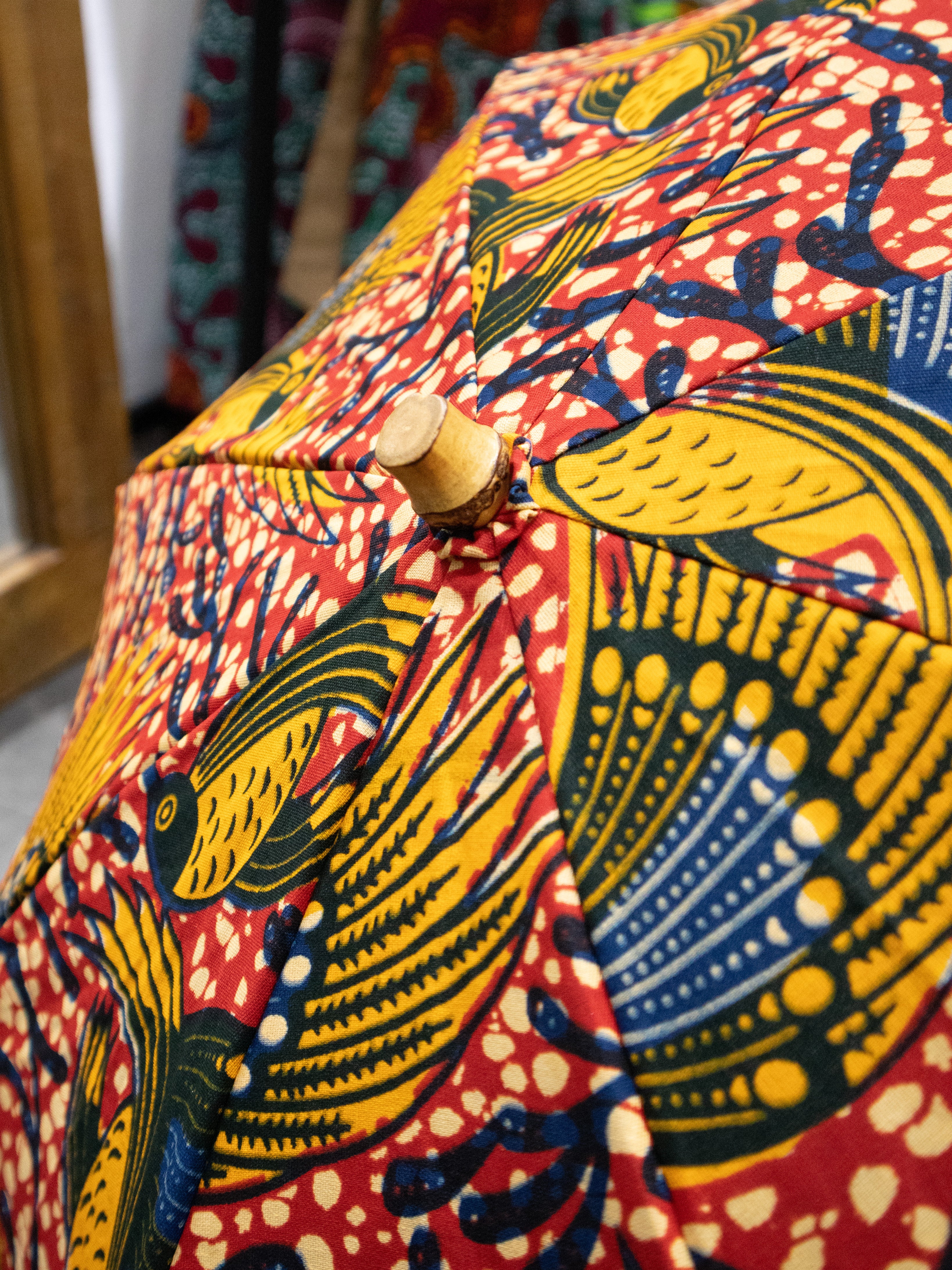 晴雨兼用ファブリック折りたたみ傘（日本製）／A