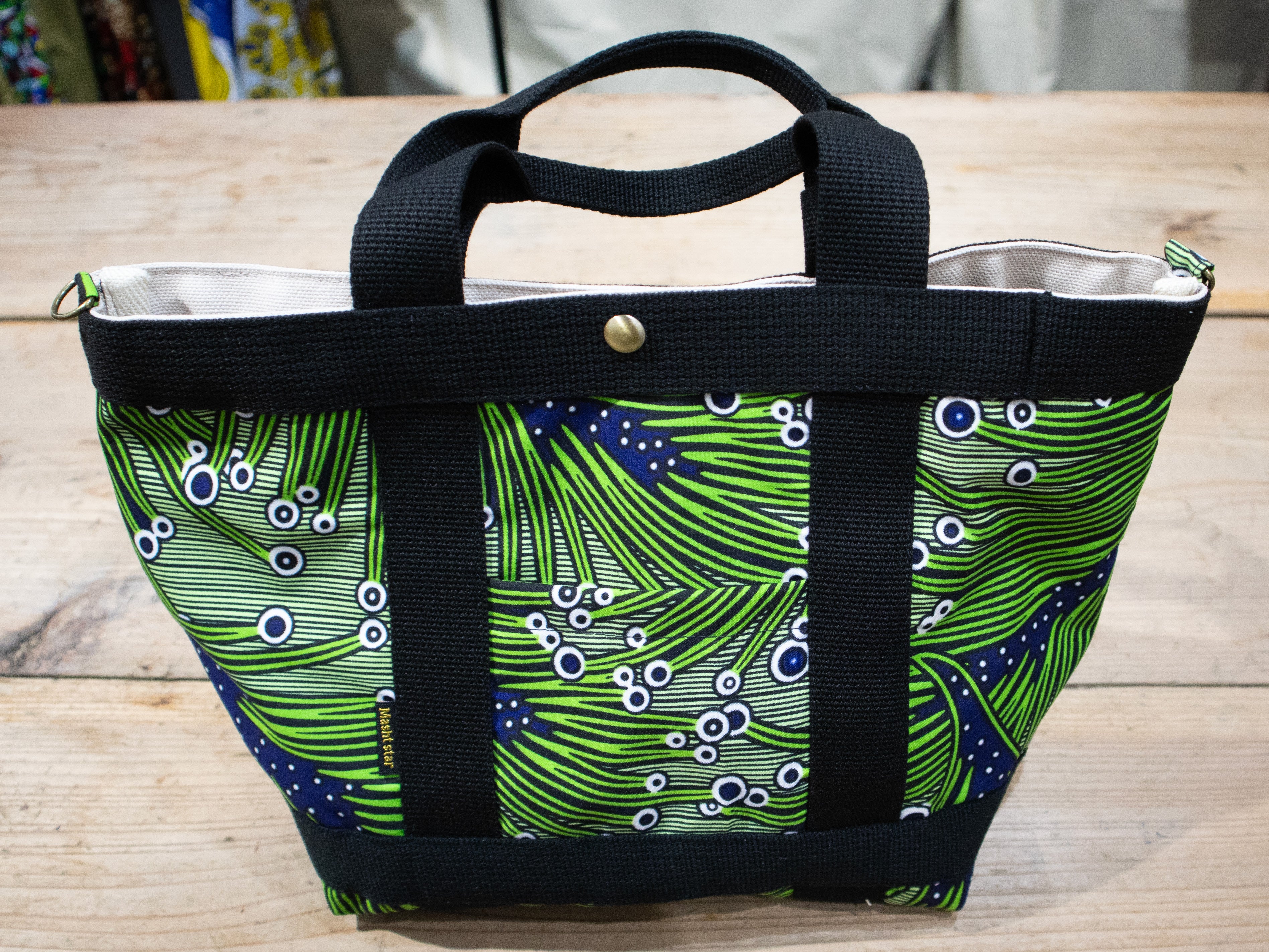 2WAY帆布トートバッグ・GREENLEEFBK
