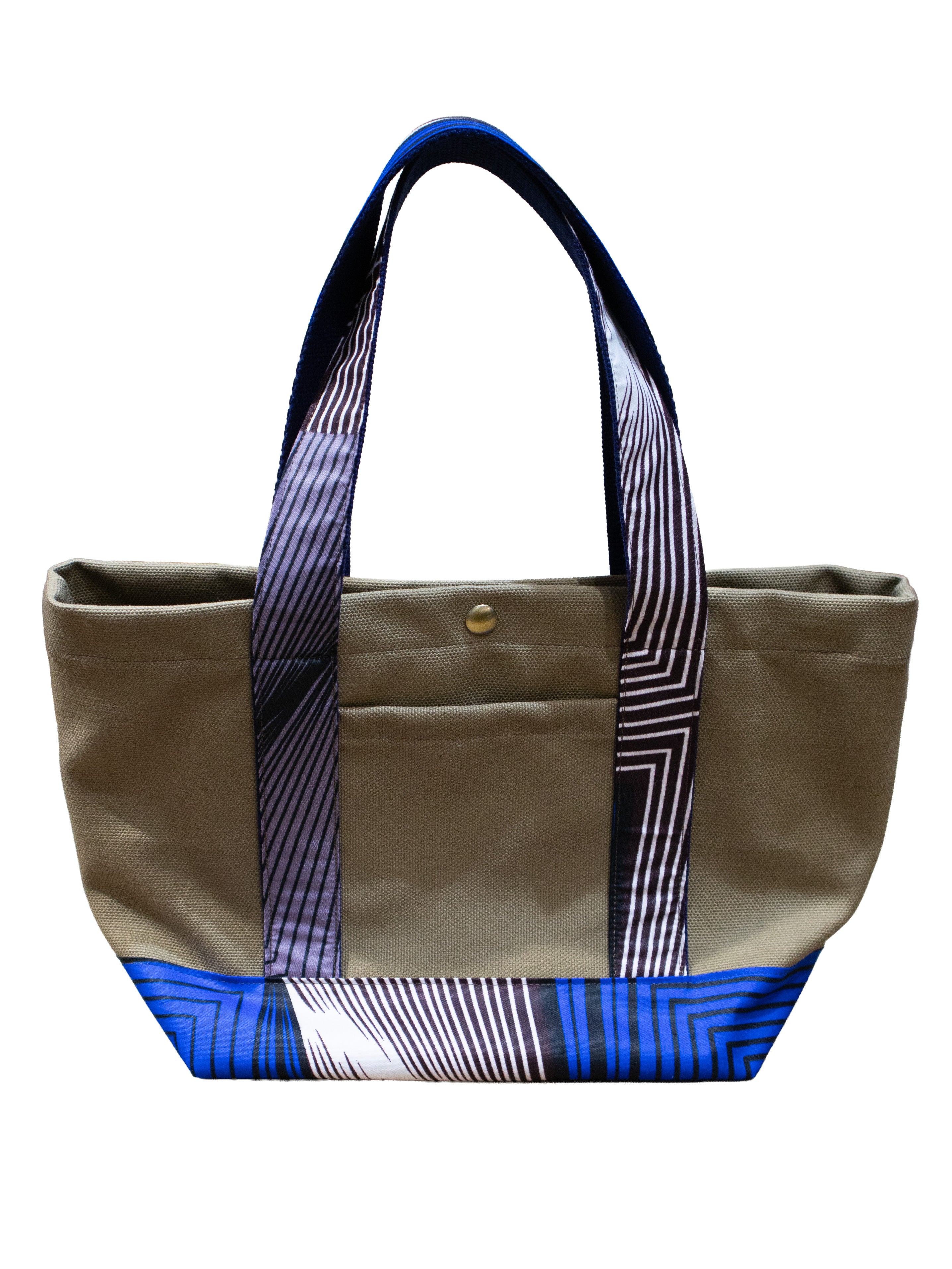 2WAY帆布トートバッグ・KAHKIBLUE