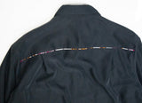 PATCHWORKパウダー長袖シャツ L size／BLACK