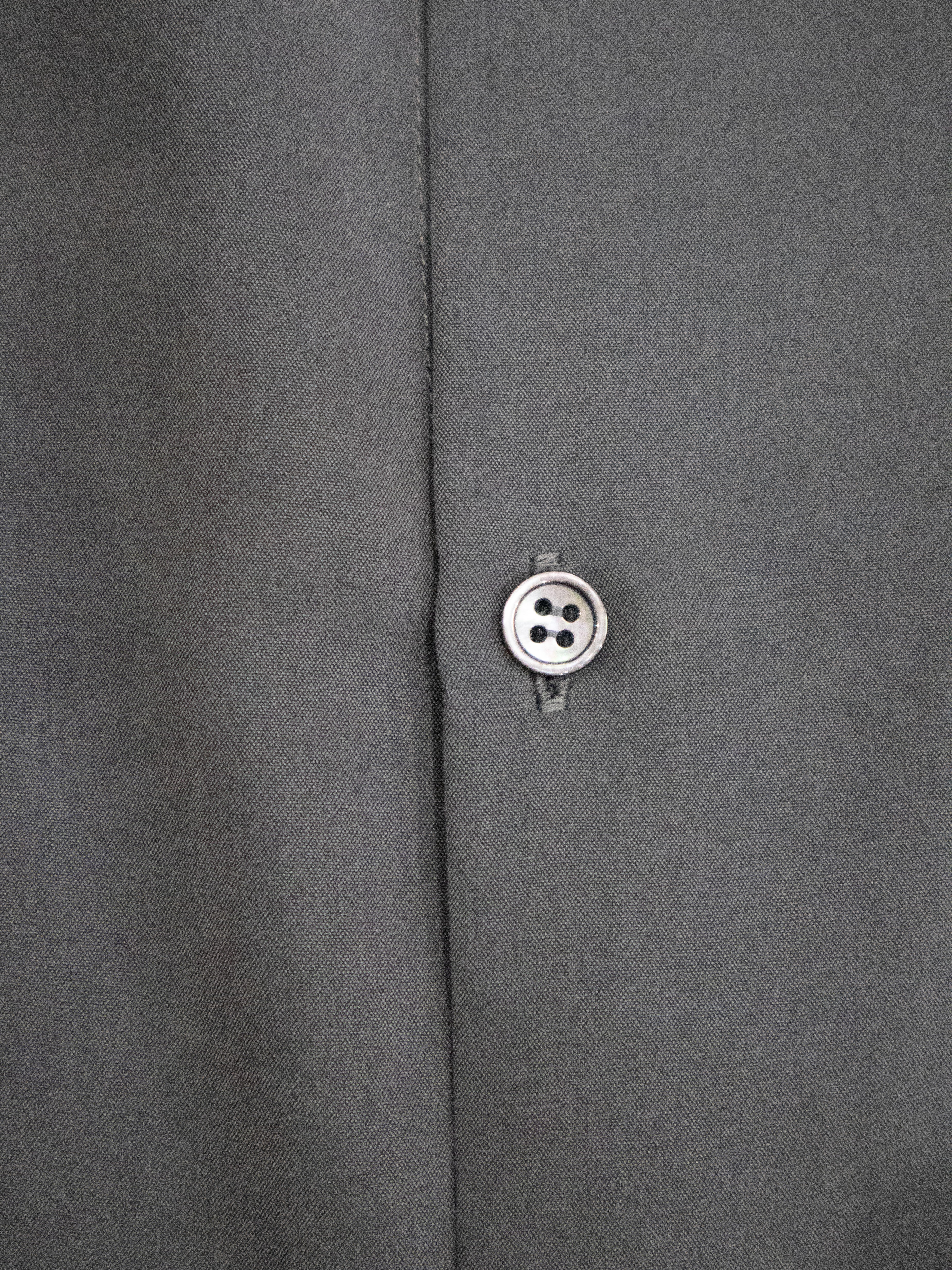PATCHWORKパウダー長袖シャツ M size／GRAY