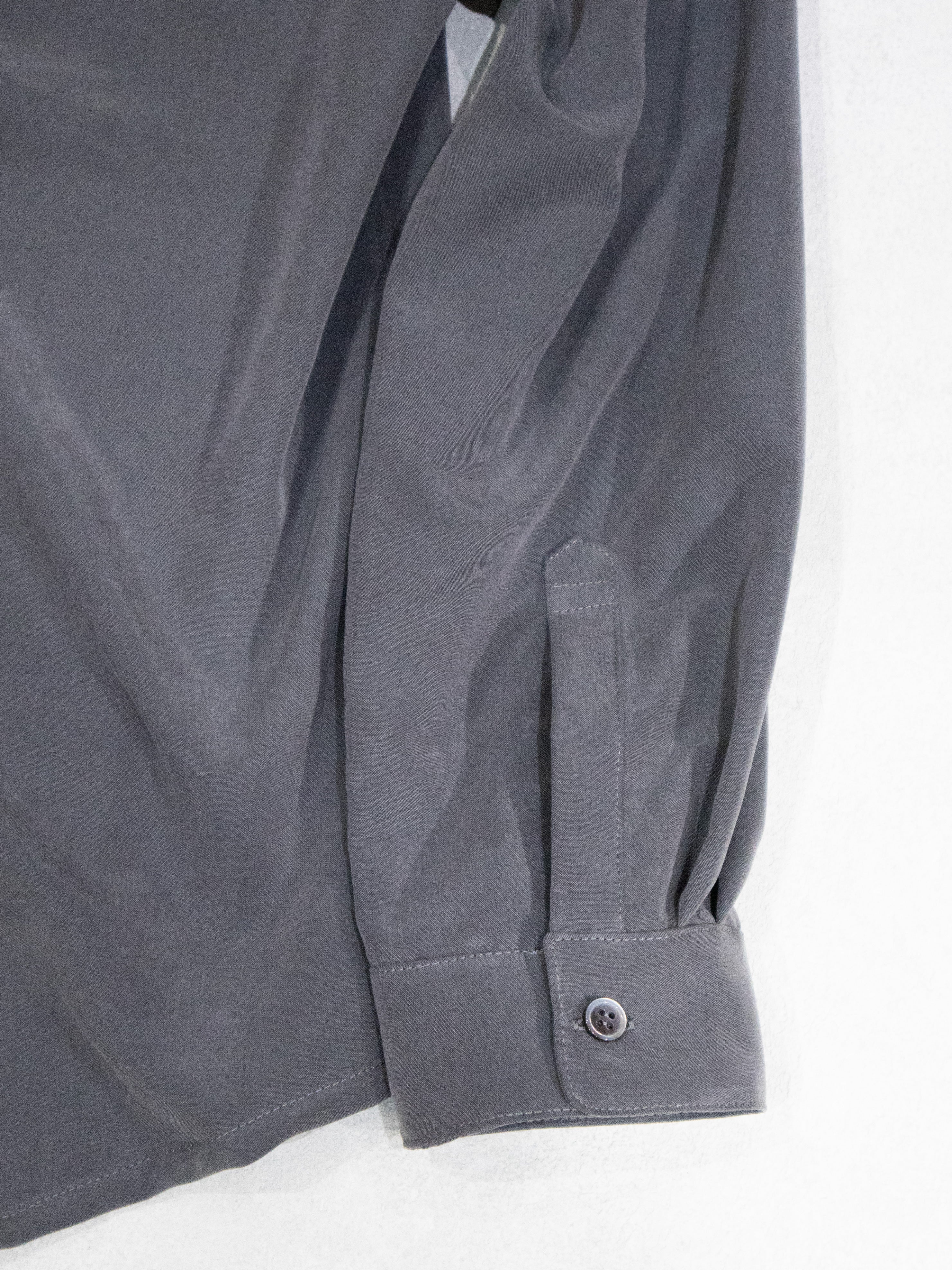 PATCHWORKパウダー長袖シャツ M size／GRAY
