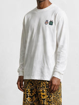 2MASKロングTシャツ／WHITE