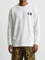 2MASKロングTシャツ／WHITE