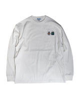 2MASKロングTシャツ／WHITE
