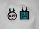 2MASKロングTシャツ／WHITE