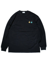 2MASKロングTシャツ／BLACK