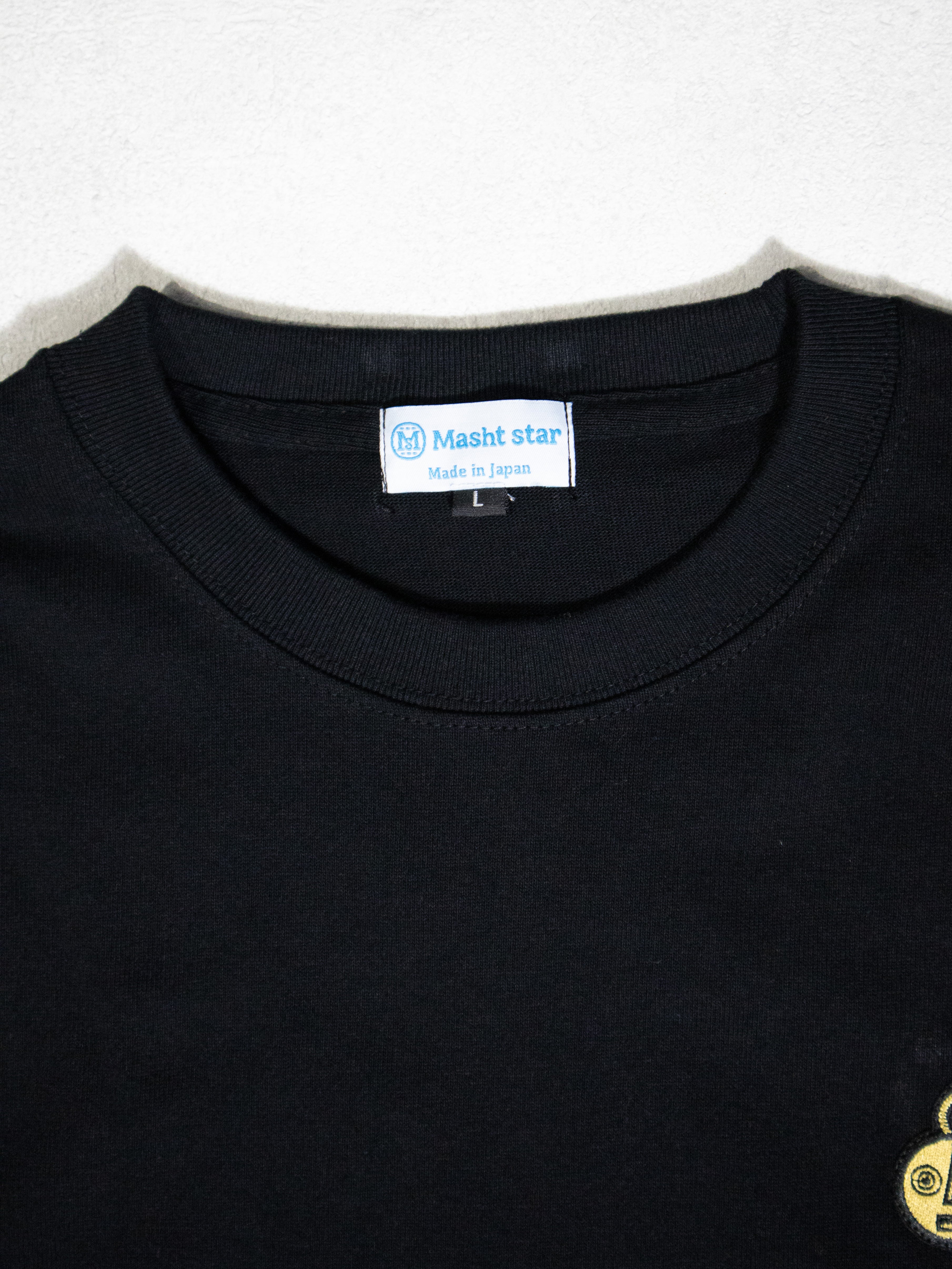 2MASKロングTシャツ／BLACK