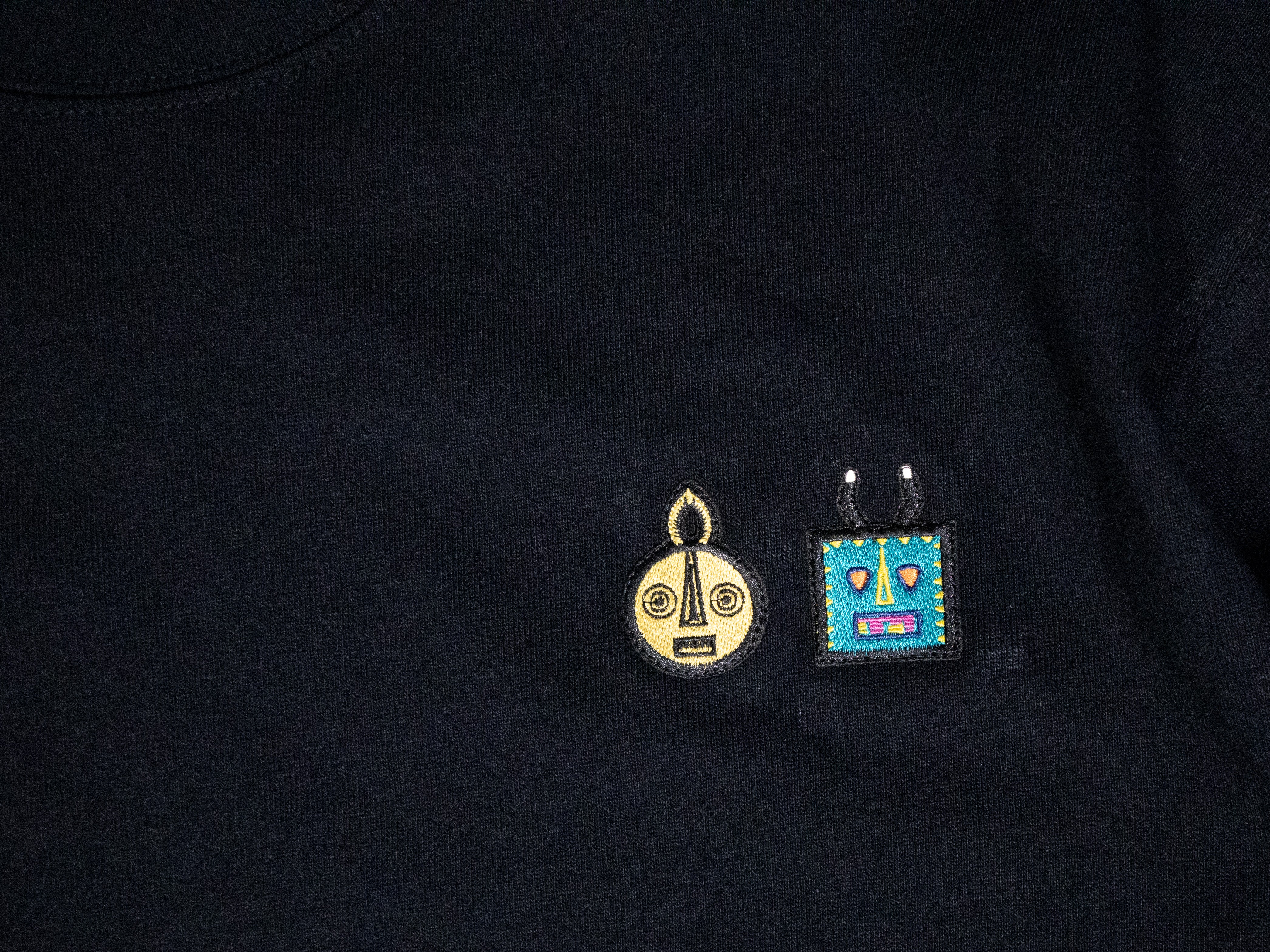 2MASKロングTシャツ／BLACK