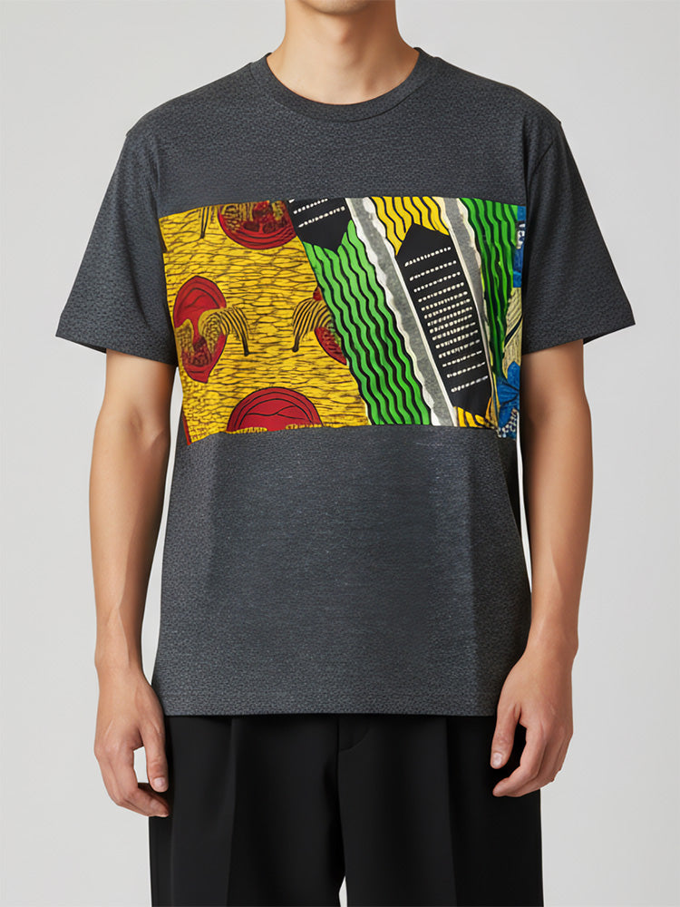 SLOT IN Tee /PATCHWORKB