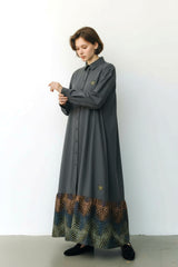 ウールワンピース／ツイード