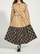 タイプライターサファリワンピース／MANYBIRDS