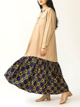 タイプライターサファリワンピース／MANYBIRDS